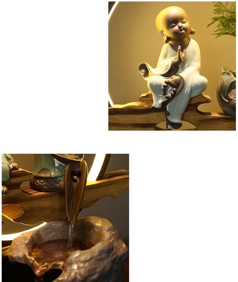 Indoor Fountain Tabletop Water Feature for Office and Home Decor