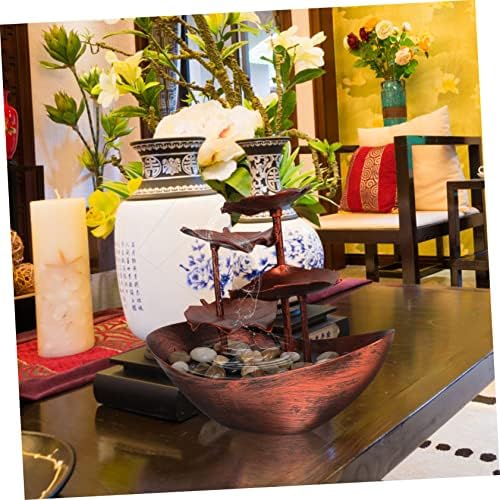 Material Running Water Tabletop Fountain Decor for Living Room