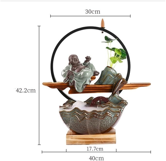Indoor Fountain Tabletop Water Feature Decor