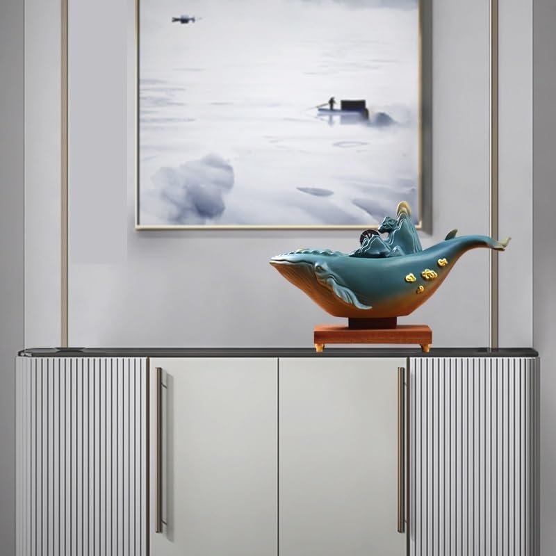 Whale Zen Water Fountain Decor Indoor Humidifier