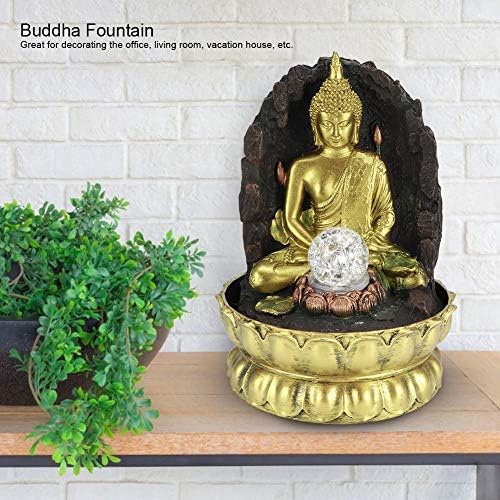 Focket Tabletop Fountain with LED Light and Water Sound
