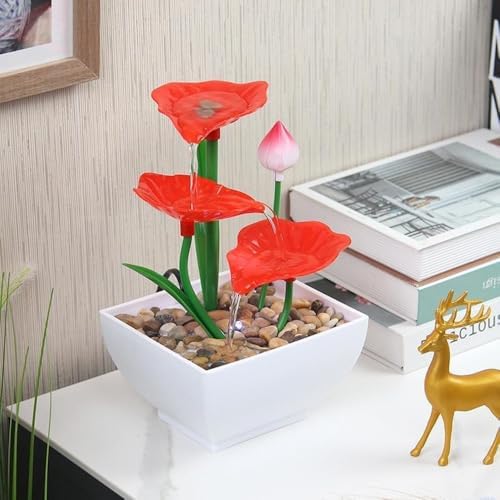 Modern Style Desktop Water Fountain for Meditation and Decor