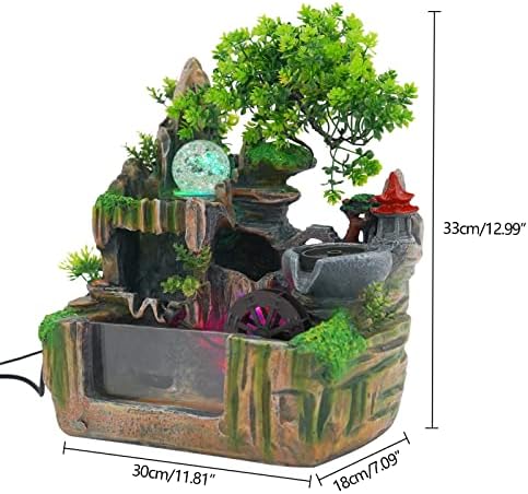 CaLaOCO Indoor Fountain with Rockery and LED Light 1