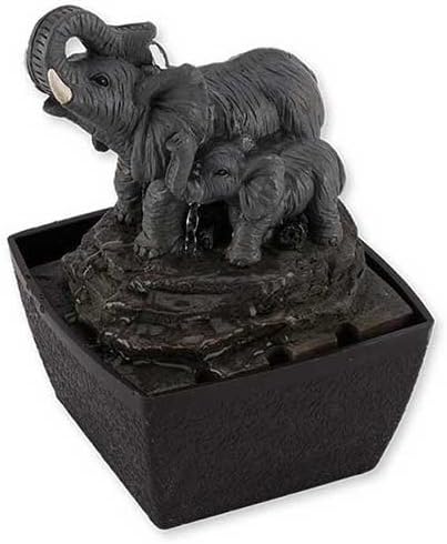 Mini Decor Desk Elephant Watering Hole Fountain