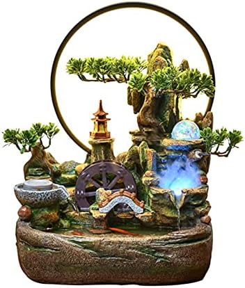 Indoor Fountain with Rolling Ball - Serene Desktop Water Feature