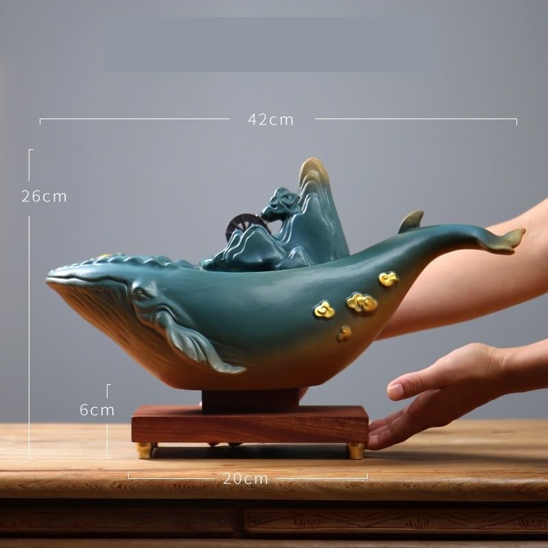 Whale Zen Water Fountain Decor Indoor Humidifier