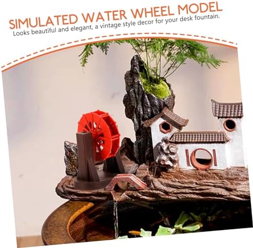 VALICLUD DIY Water Wheel Model for Tabletop Fountain