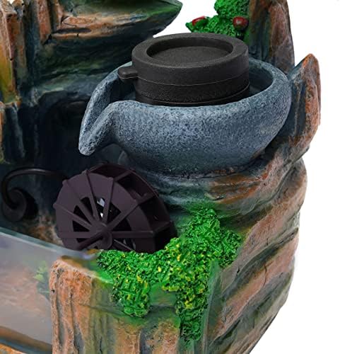 CaLaOCO Indoor Fountain Rockery with Atomizer and LED Light 1
