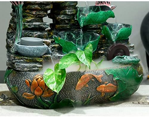 Xilin-872 Resin Indoor Fountain with Water Mist and Pump