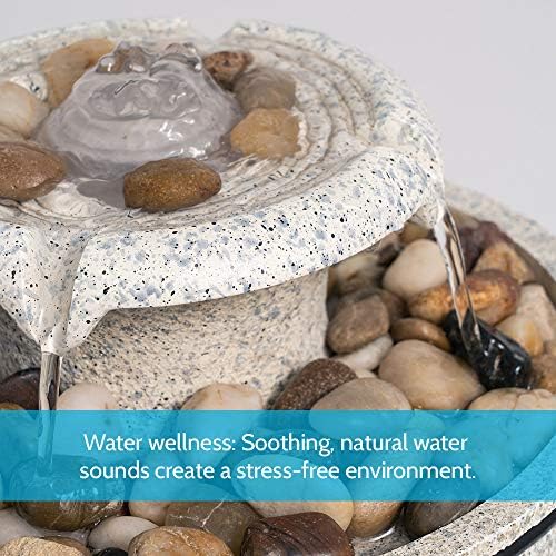 Homedics Euphoria Relaxation Tabletop Fountain Natural 1