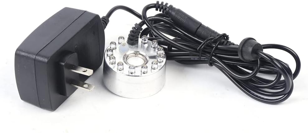 Indoor Waterfall Fountain with LED Lights and Aquarium