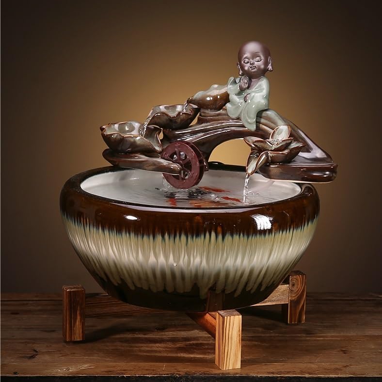 Creative Indoor Tabletop Fountain for Home Office Decor