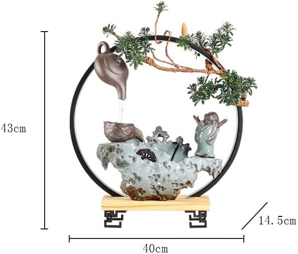 Indoor Fountain Tabletop Decor with Calm Water Sounds