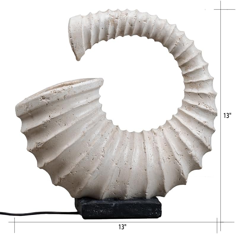 Depth Indoor Tabletop Fountain with Seashell Design
