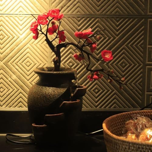 Rockery Water Fountain Living Room Decor Teahouse Desktop Ornament