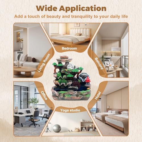 Indoor Rockery Water Fountain with Atomization Effect