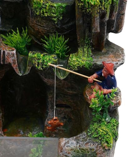 CaLaOCO Indoor Fountain with Rockery and LED Light
