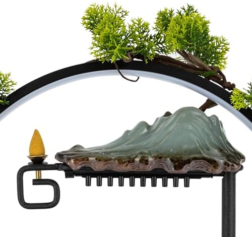 Tabletop Fountain with Light and Atomizer