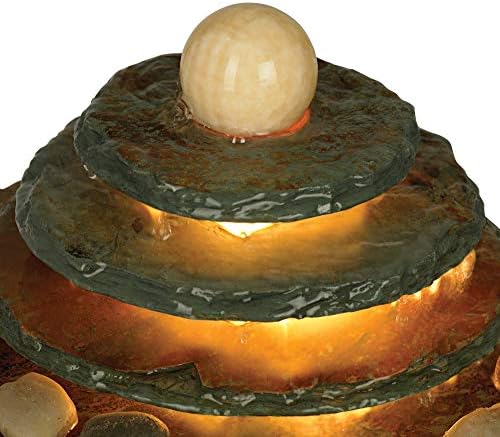 John Timberland Pyramid 10-inch High Zen Fountain