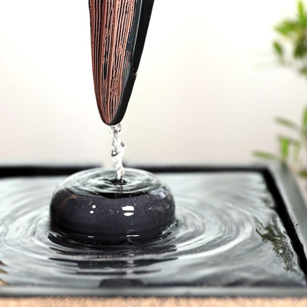 Elegant Desktop Water Fountain with Zen Design