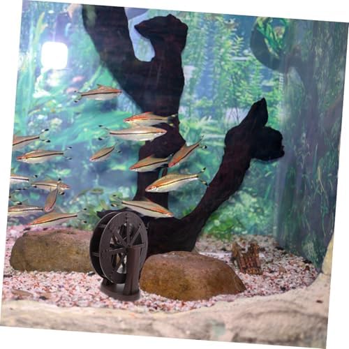 Cabilock Micro Landscape Water Wheel Fountain Replacement Part with Bracket for Fish Tank and Indoor Garden