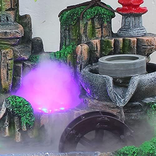 Desktop Waterfall Fountain with Atomizer for Indoor Relaxation