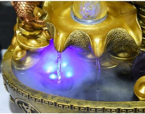 Elegant Indoor Tabletop Fountain with Calming Water Flow
