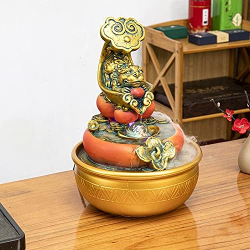 Elegant Desktop Water Fountain with LED Light