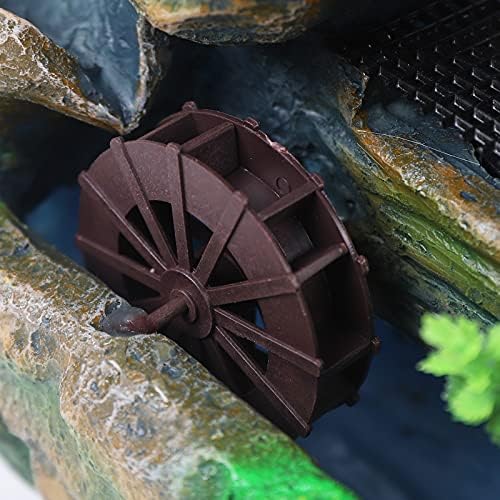 Xuthusman Indoor Mini Rock Waterfall Fountain with LED Lights