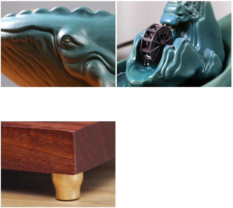 Whale Zen Water Fountain Decor Indoor Humidifier