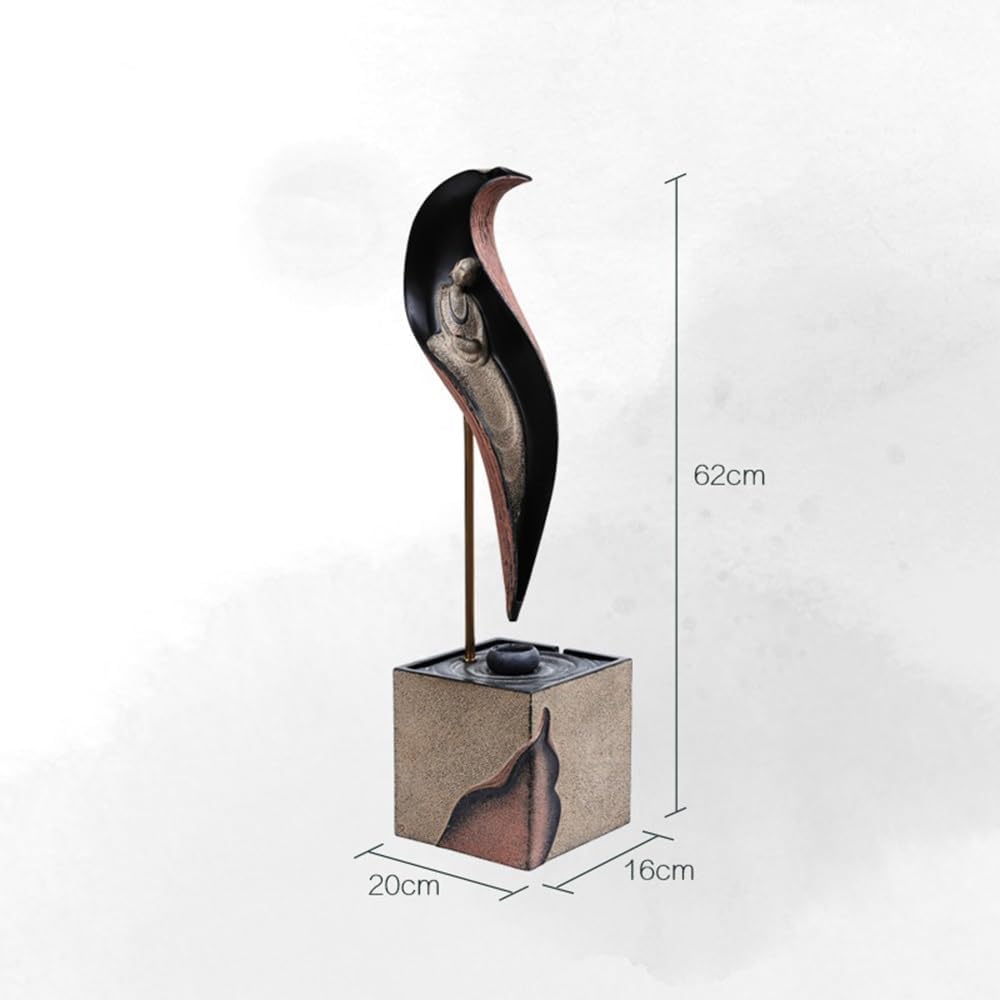 Elegant Desktop Water Fountain with Zen Design