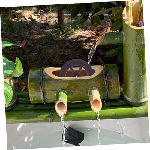 2pcs Mini Water Wheel Fountain Decor DIY for Fish Tank and Desktop