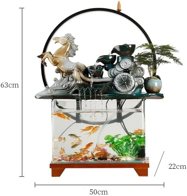 Chinese Style Tabletop Indoor Fountain with Water Flow