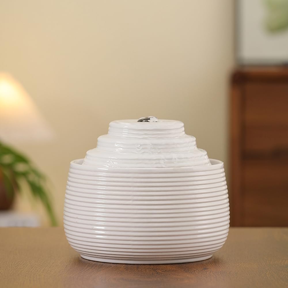 Ceramic Tabletop Fountain for Indoor Home Decoration 1