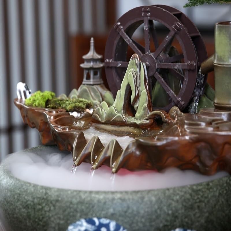 Zen Indoor Waterfall Fountain for Desktop Decor