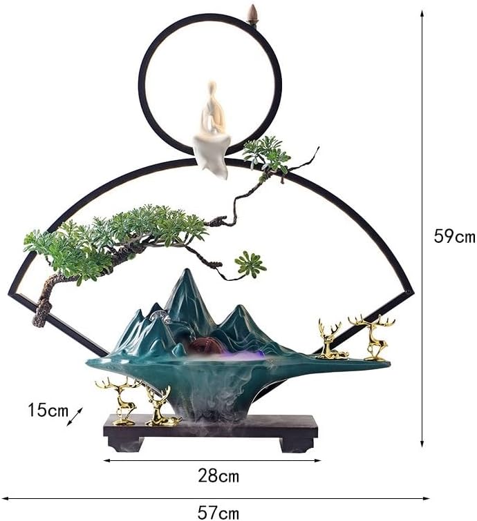 Stylish Tabletop Indoor Fountain with Humidifier