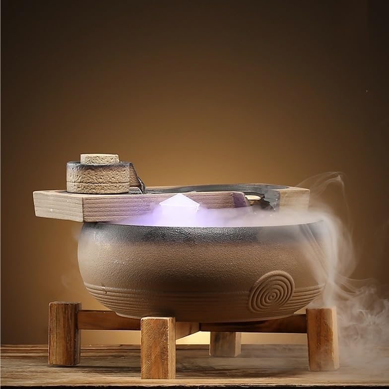 Calm Indoor Tabletop Fountain Ceramic Water Decor