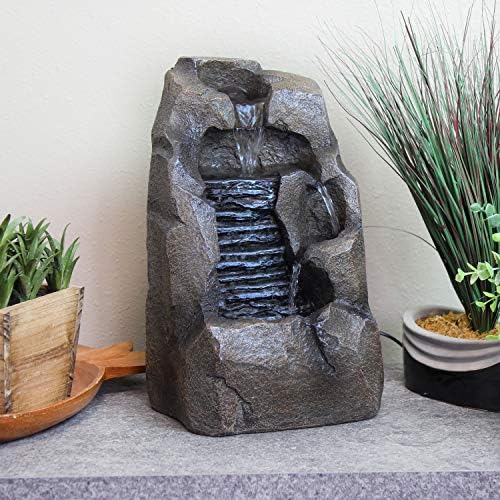 Sunnydaze Stony Rock 11-Inch Indoor Tabletop Fountain 1