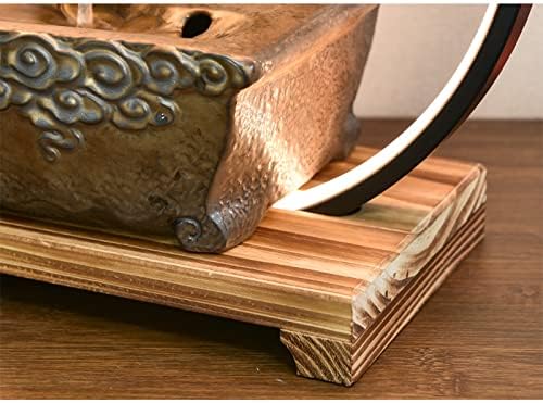 Charmful Ceramic Tabletop Fountain with LED Light
