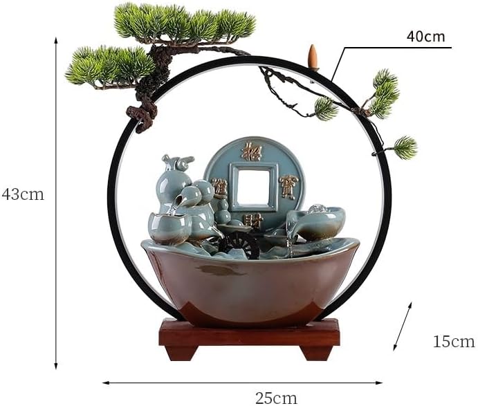 Tabletop Fountain Indoor Fountain Flowing Water Decor