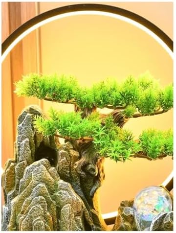 Elegant Tabletop Fountain with LED Light