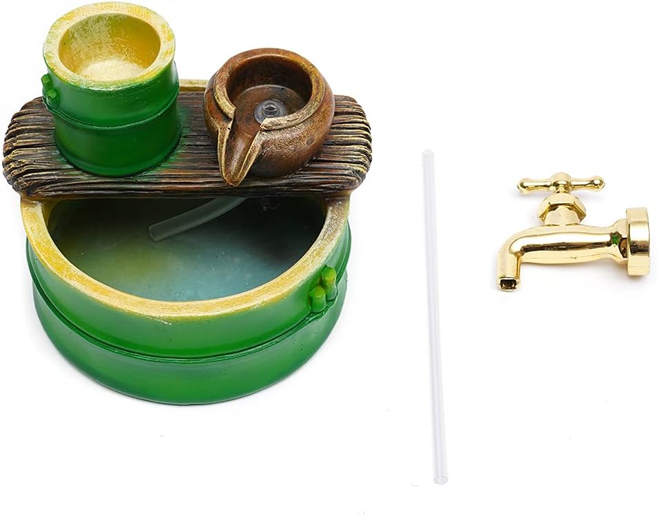 Gdrasuya10 Floating Water Faucet Desktop Decoration