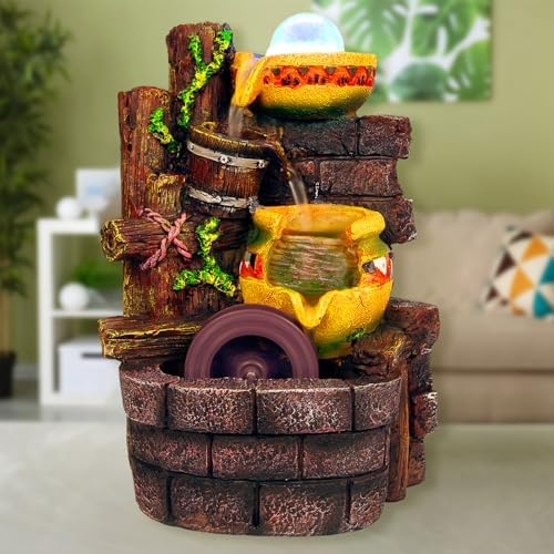 Uxcell 4 Pcs Fountain Water Wheel 2 Inch Decor