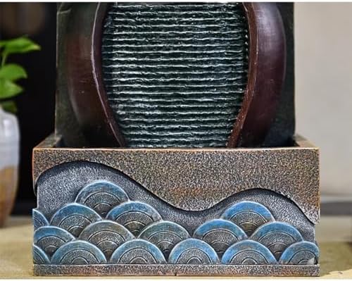 Soothing Tabletop Water Fountain with Tiered Bowls Design