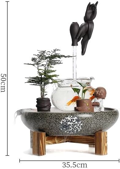 Elegant Indoor Tabletop Water Fountain for Home and Office Decoration
