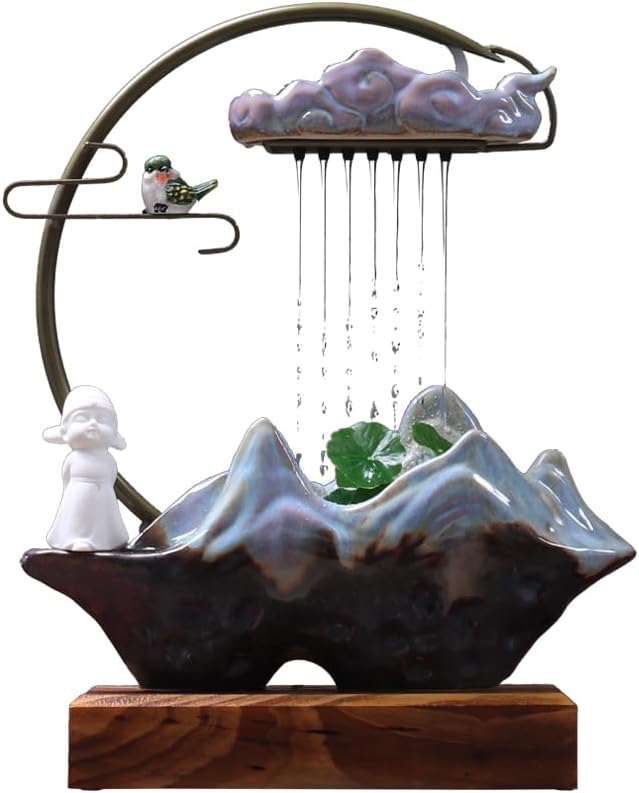 Ceramic Water Fountain for Home Decor