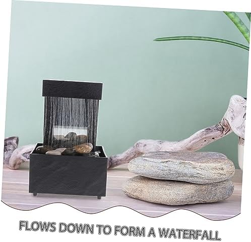 Garneck Indoor Water Fountain Tabletop Zen Decor for Home