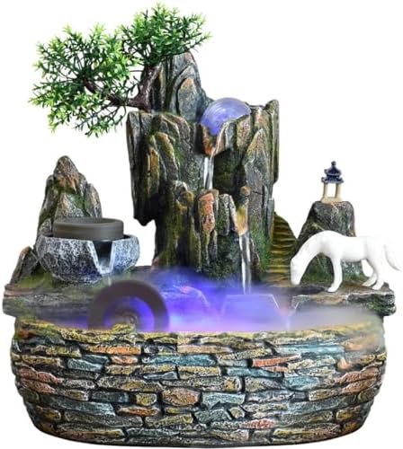 Rockery Water Fountain Feng Shui Landscape Decor