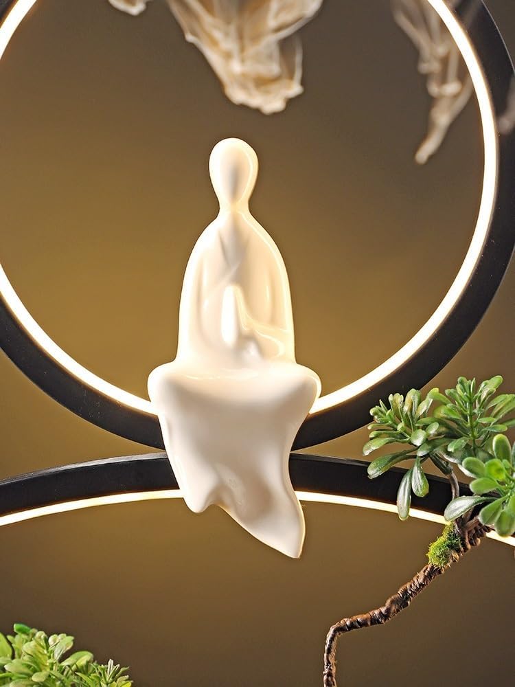 Stylish Tabletop Indoor Fountain with Humidifier