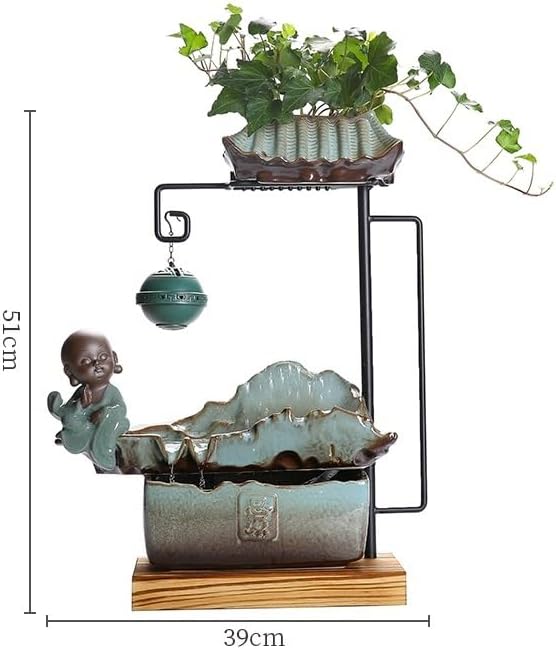 Chinese Style Tabletop Indoor Fountain With Humidifier